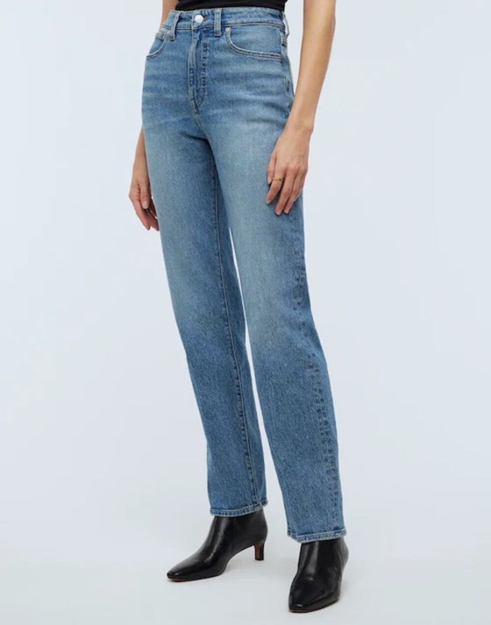 Madewell The '90s Straight Jean in Rondell Wash Size 27